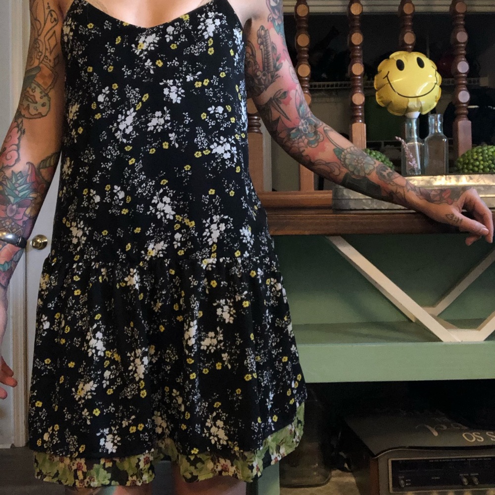 Floral Mini Dress - Picture 2 of 3